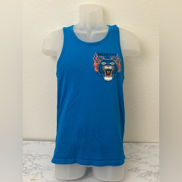 rokfit Tops - Women’s Size XS Gym Workout Tank Top RokFit Athletic Streetwear Blue Cotton​